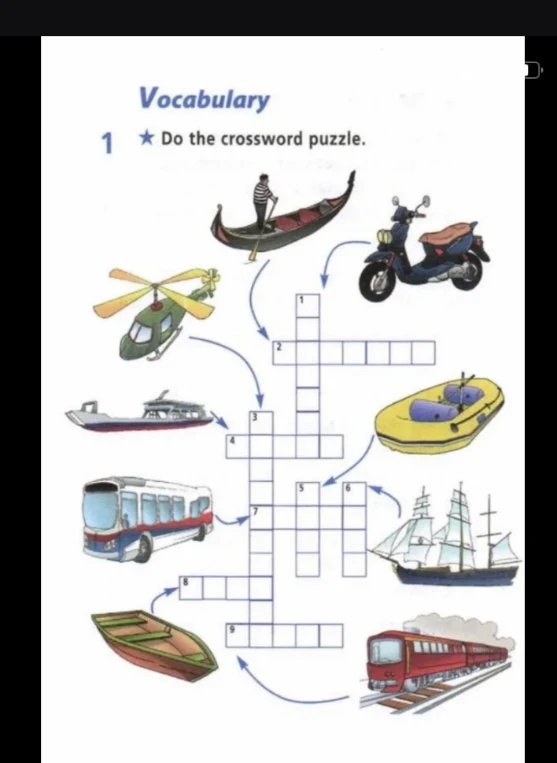 Do the crossword puzzle.