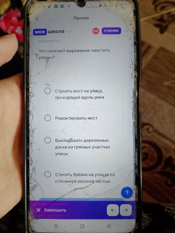 Что означает выражение «мостить улицу»?