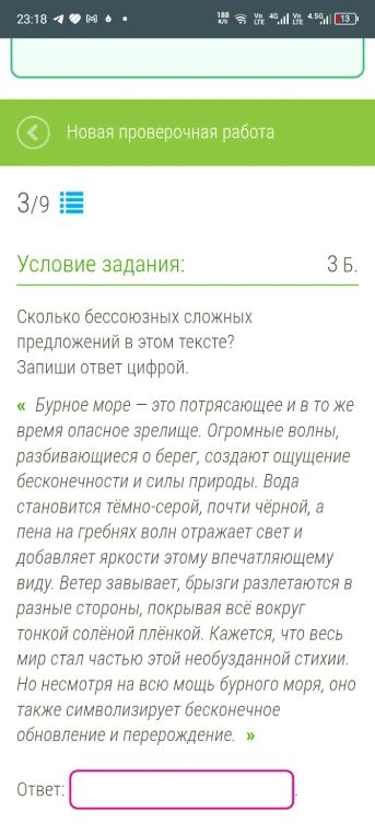 Сколько бессоюзных сложных предложений в этом тексте? Запиши ответ цифрой.