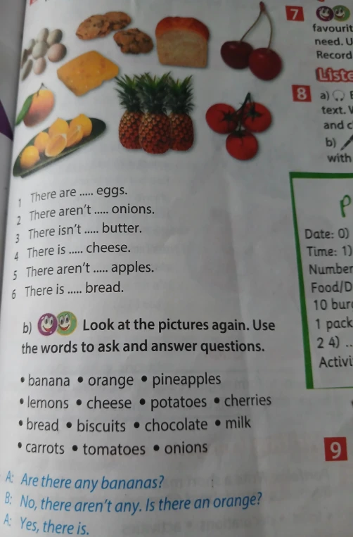 There are ..... eggs.