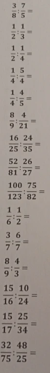 3/8 : 7/5 =