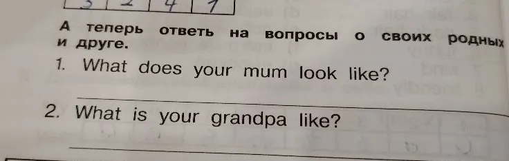What does your mum look like?