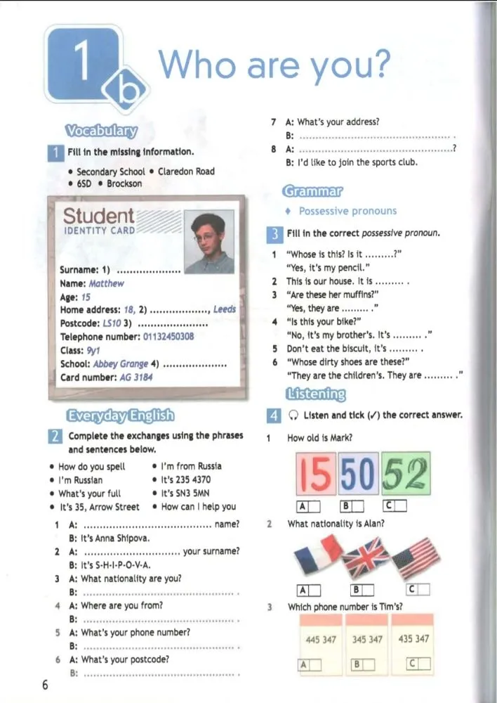 Fill in the missing information.