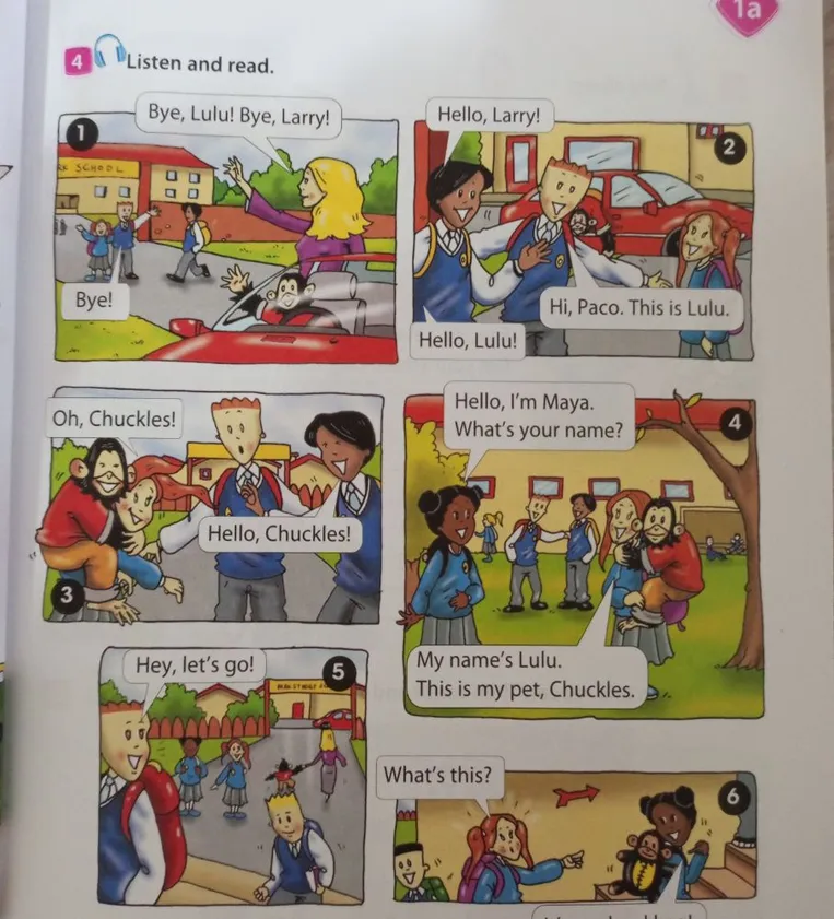 Listen and read.