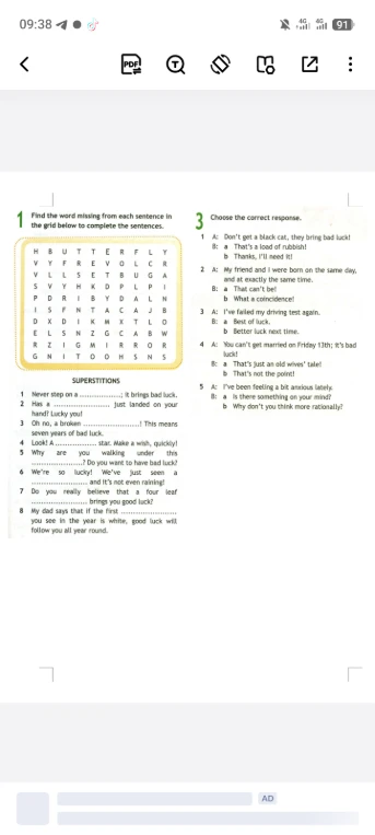 Find the word missing from each sentence in the grid below to complete the sentences.