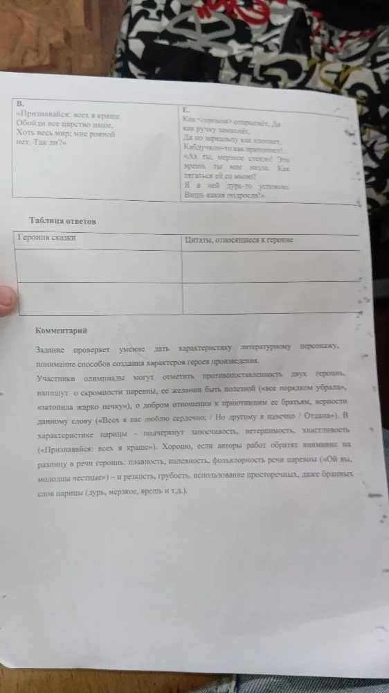 «Признавайся: всех я краше. Обойди все царство наше, Хоть весь мир; мне равной нет. Так ли?»