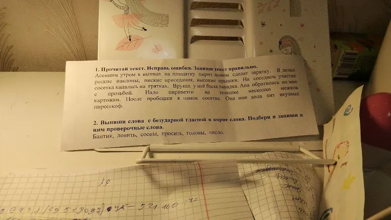 1. Прочитай текст. Исправь ошибки. Запиши текст правильно. Асенним утром я вымшл на плащятку пирит домом сделат зарятку...