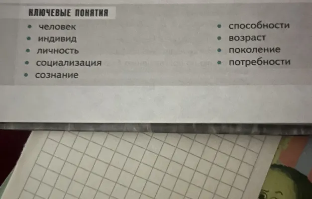 Определения ключевых понятий из учебника обществознания (9 класс).