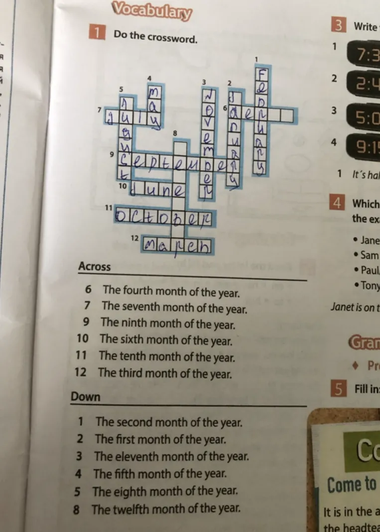 Do the crossword.