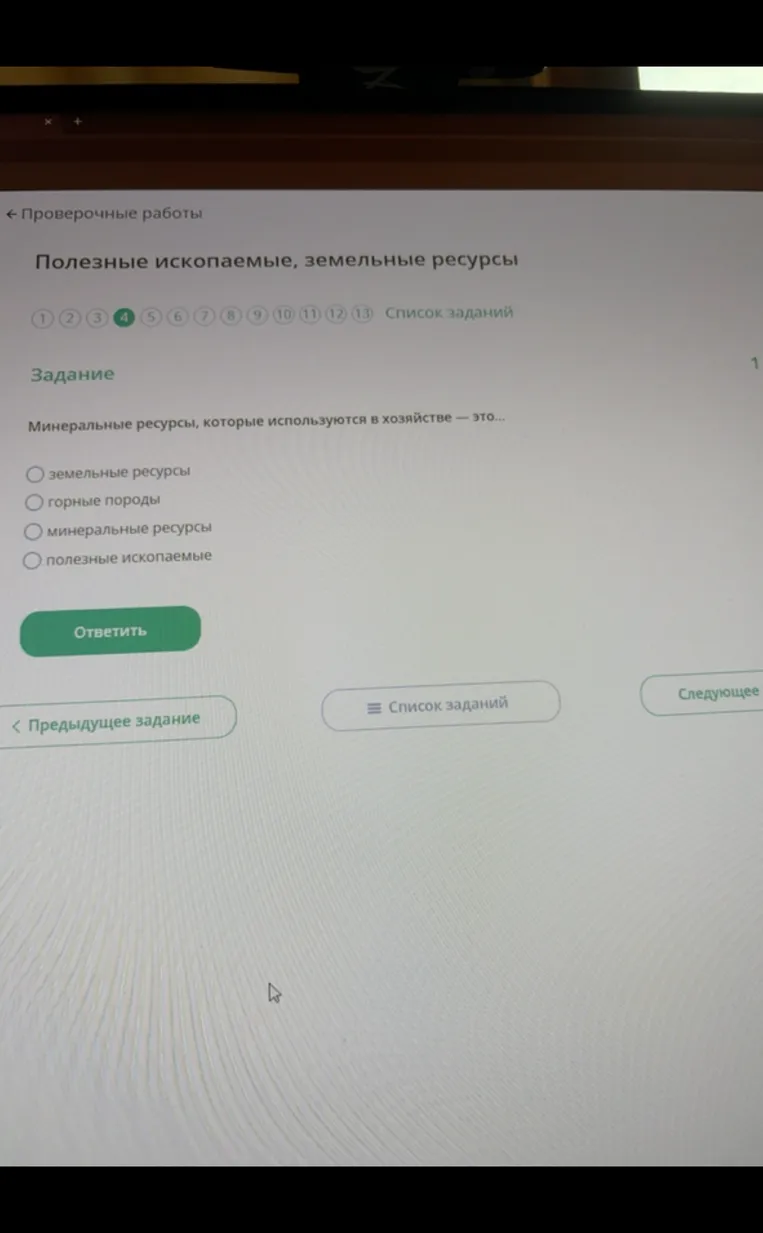 Минеральные ресурсы, которые используются в хозяйстве — это...