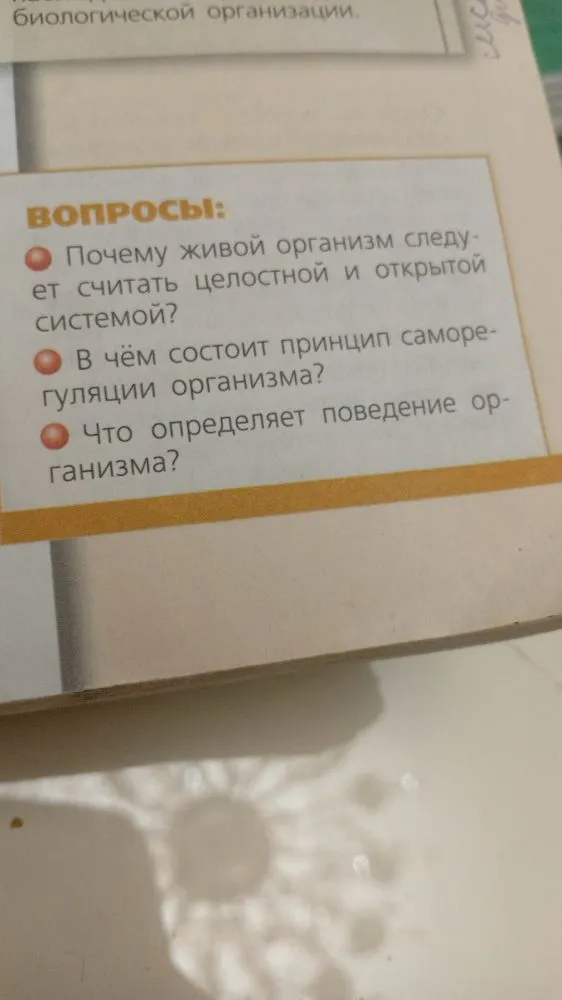Почему живой организм следует считать целостной и открытой системой?