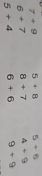 7 + 9
