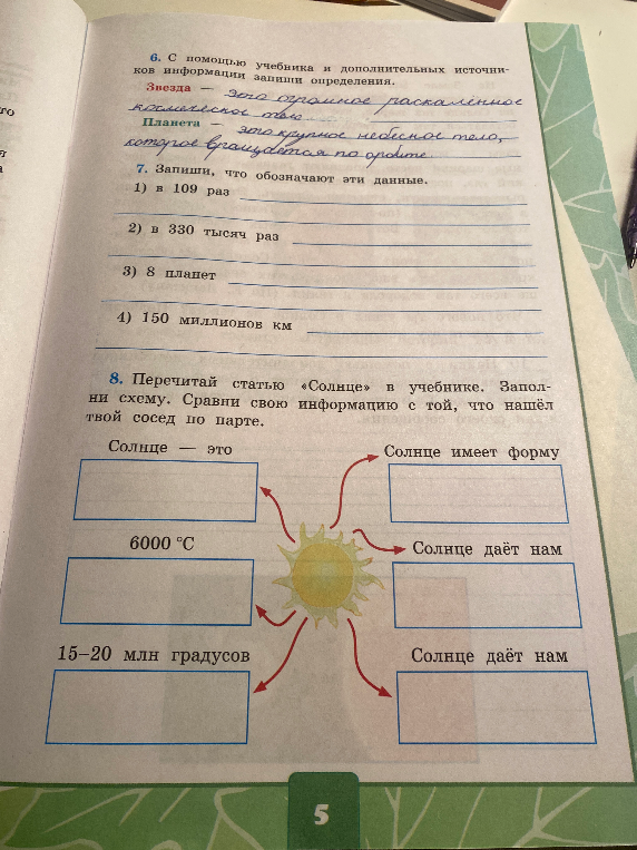 7. Запиши, что обозначают эти данные.