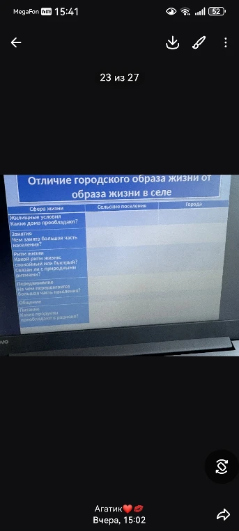 Отличие городского образа жизни от образа жизни в селе