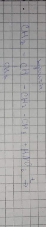 Нитрование 2-метилбутана азотной кислотой.