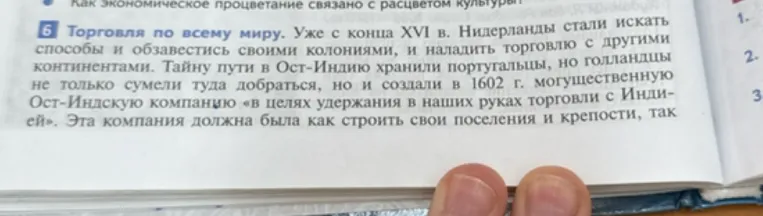 Торговля по всему миру. Уже с конца XVI в. Нидерланды стали искать способы и обзавестись своими колониями, и наладить торговлю с другими континентами.
