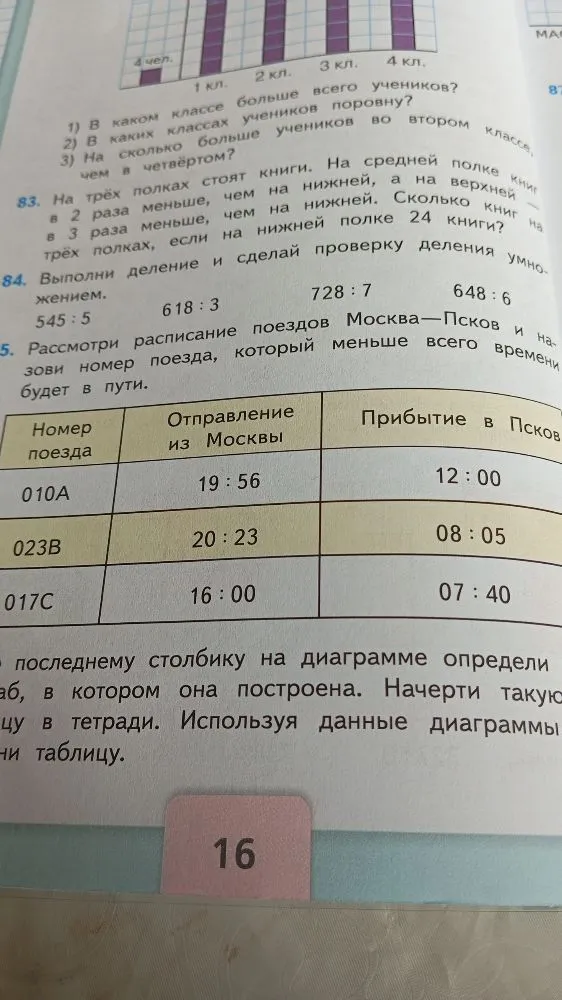 На трёх полках стоят книги. На средней полке книг в 2 раза меньше, чем на нижней, а на верхней — в 3 раза меньше, чем на нижней. Сколько книг на трёх полках, если на нижней полке 24 книги?