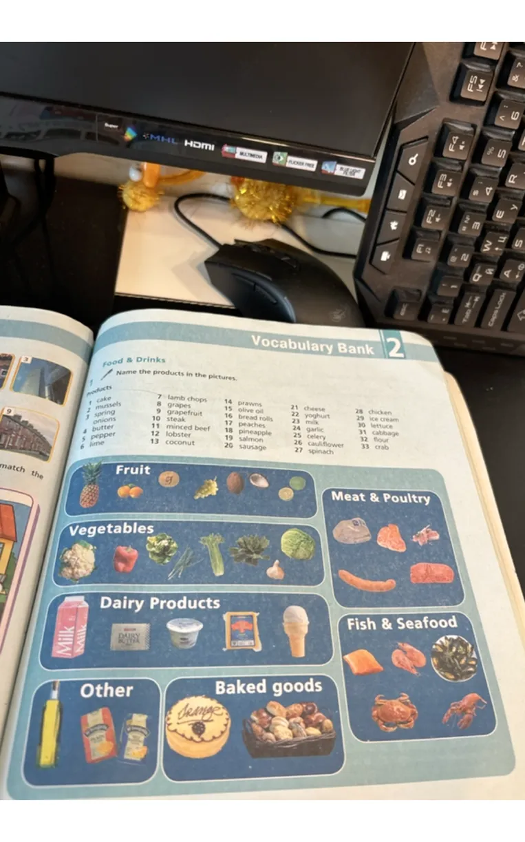 Name the products in the pictures.