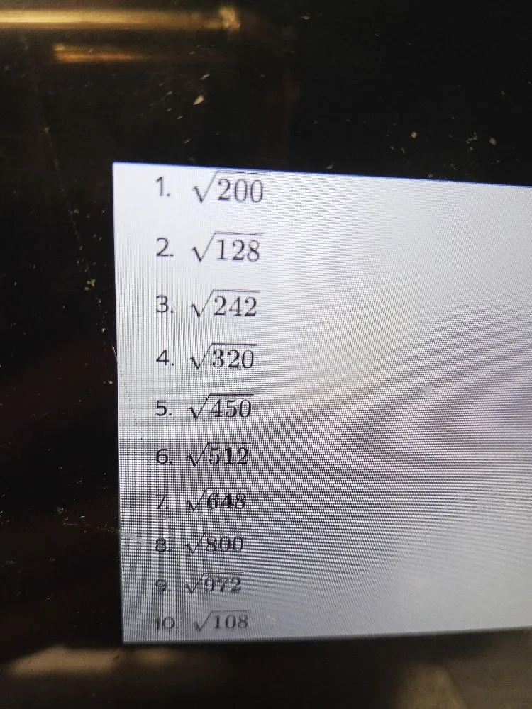 1. √200
