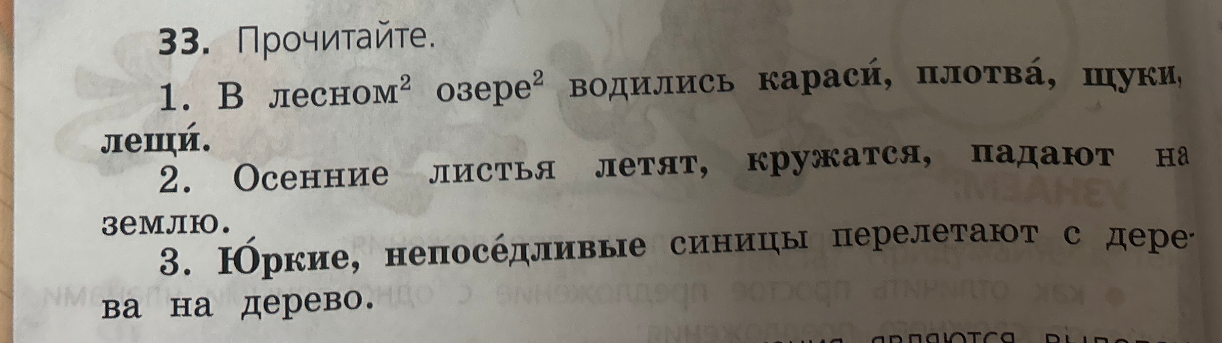 33. Прочитайте.