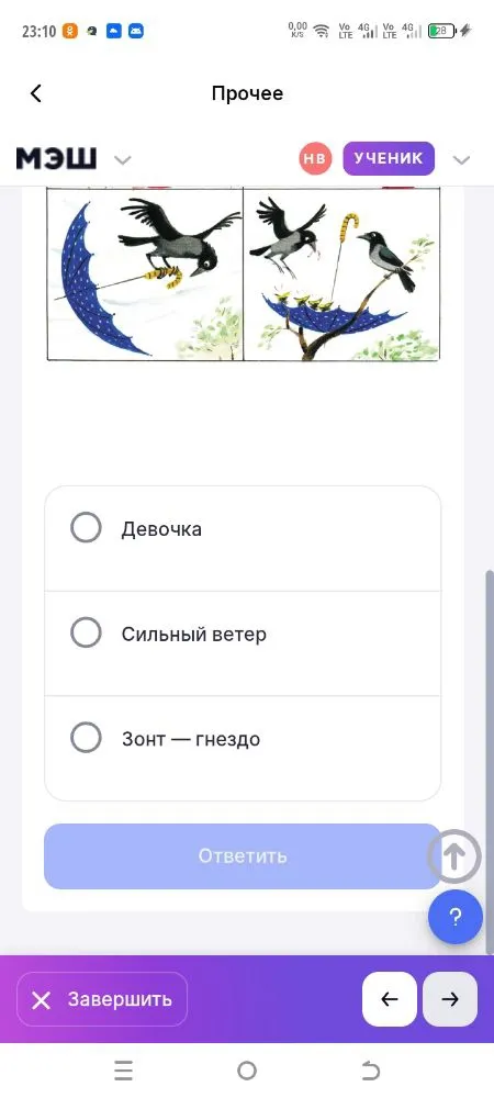 Рассмотрите сюжетные картинки. Укажите подходящий заголовок для текста по данным сюжетным картинкам.