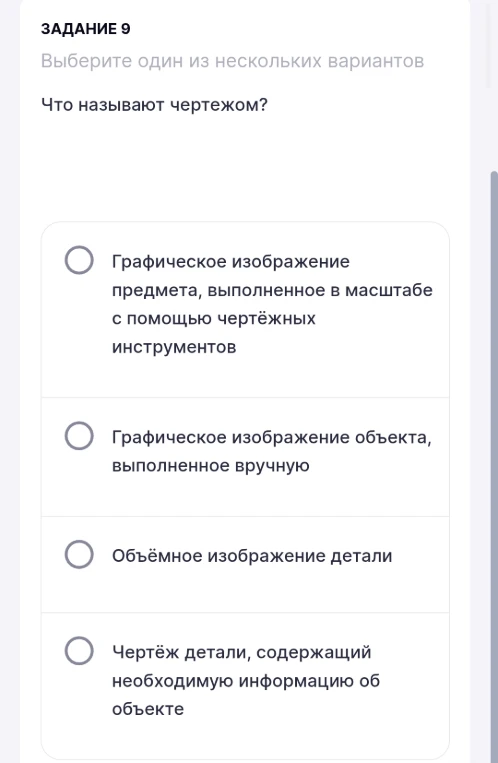 Что называют чертежом?