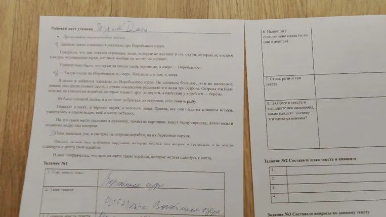 6. Выпишите спешащие слова (если они имеются)