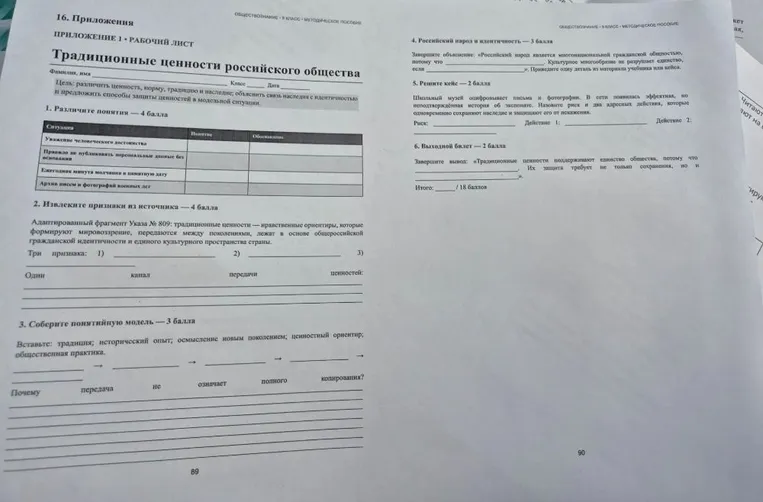 1. Различите понятия — 4 балла