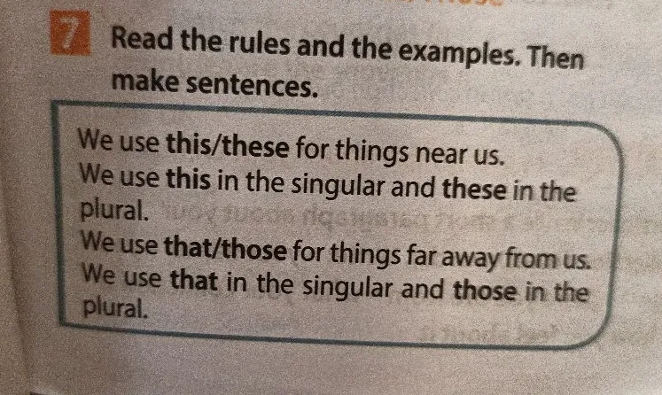Read the rules and the examples. Then make sentences.