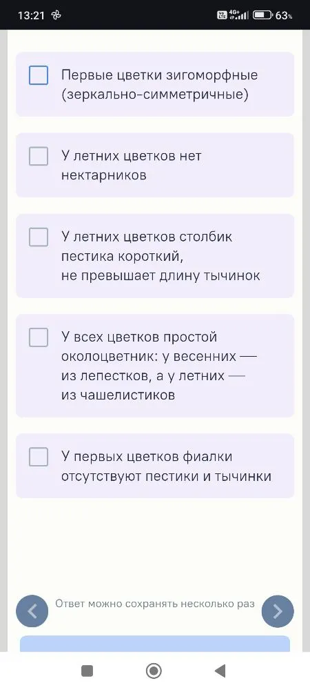 На двух фотографиях представлены цветущие растения одного и того же вида — фиалки удивительной (Viola mirabilis).